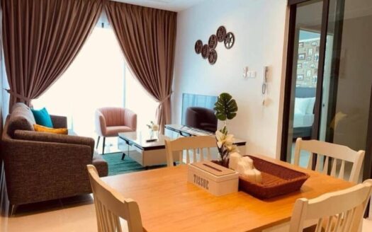 Fully furnished studio unit for rent in Seri Maya Condominium